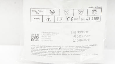 Avanos 43-4100 Farrel Valve Closed Enteral Decompression System